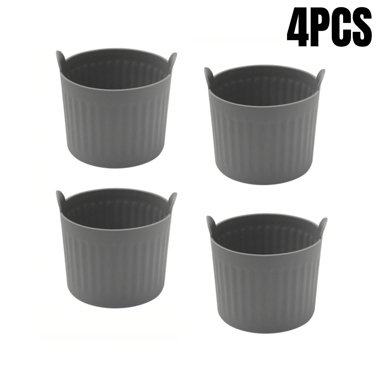 Silicone Air Fryer Baking Ramekins – Muffin & Egg Poacher Cups