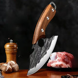 2026 Professional Hand-Forged Meat Cutting Knife – Bone Picking & Slaughter Chef Knife