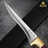 PLYS High-Hardness Boning Knife – Sharp D2 Steel Blade for Meat, Bones & Peeling
