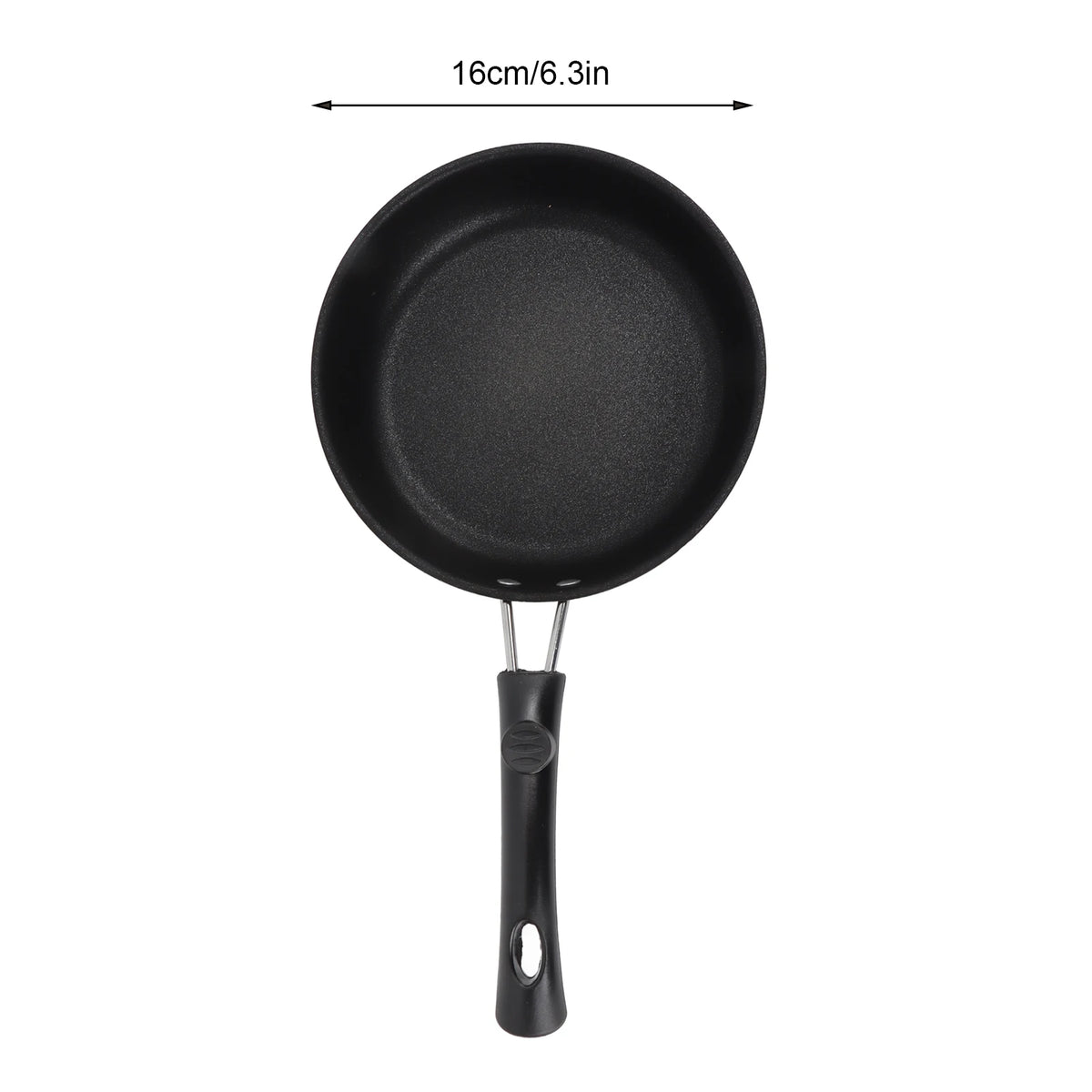 Mini Non-Stick Stainless Steel Frying Pan – 12–20cm Omelet & Egg Pan for Gas & Induction