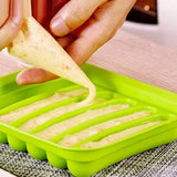 Silicone Sausage Maker Mold (6 Grids) – DIY Hot Dog & Ham Making Tool with Lid