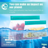Reusable Silicone PEVA Food Storage Bag – Stand-Up Leakproof Fresh-Keeping Ziplock Bag