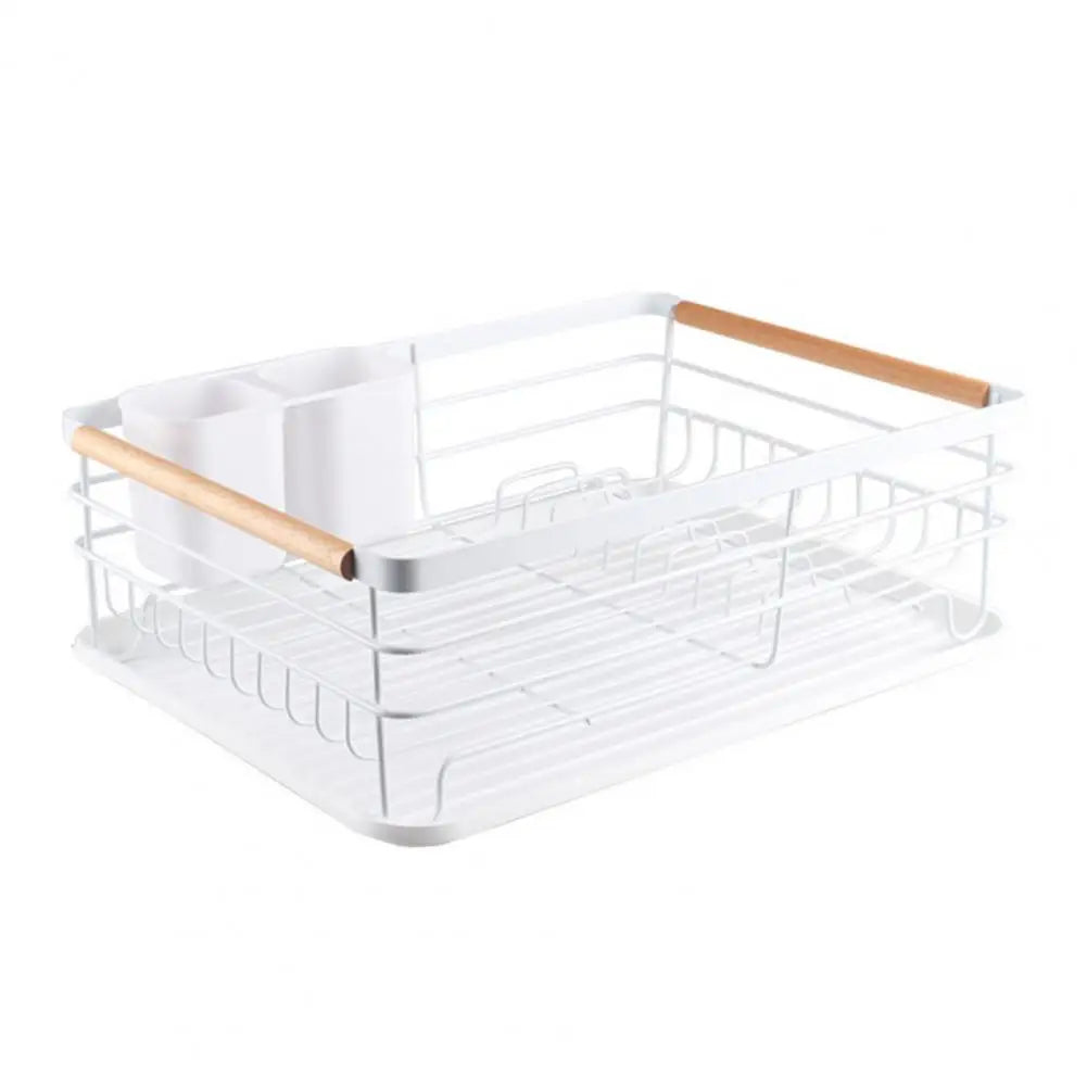 Removable Drain Tray Storage Rack for Pots & Pans – Strong, Hollow Design