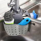 Home Storage Drain Basket – Adjustable Kitchen Sink Soap & Sponge Holder