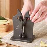 Knife Sharpener – Easy & Safe Kitchen Sharpening Tool for Chef’s and Damascus Knives