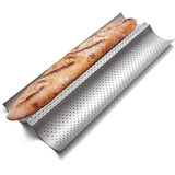 Nonstick Perforated Baguette Pan – Carbon Steel French Bread Baking Tray