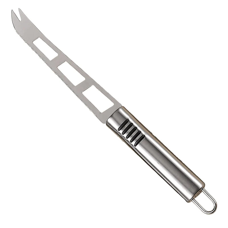 Stainless Steel Cheese Knife – Multifunctional Kitchen Tool for Cheese, Pizza & Baking