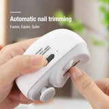 Electric Nail Clipper & Polisher – Rechargeable Automatic Nail Trimmer with Light for Adults & Babies