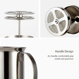 BALASHOV Stainless Steel Milk Frother – Double Mesh Coffee & Milk Creamer