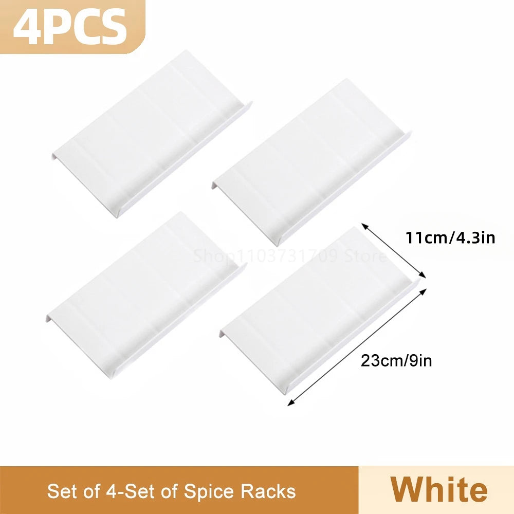 4-Layer Adjustable Kitchen Spice Drawer Organizer – Modular Rack for Seasoning Jars