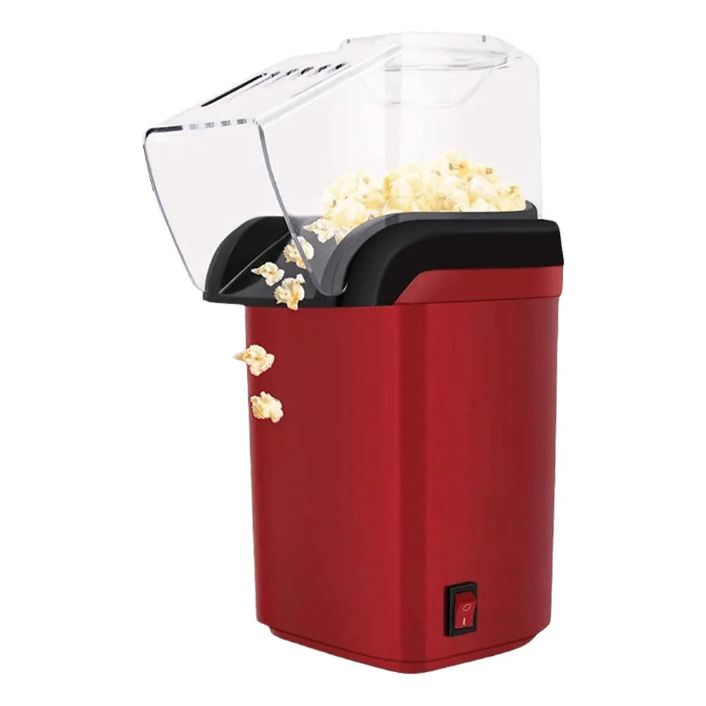 HOMEFISH Mini Electric Popcorn Machine – Fully Automatic Air Popper for Home