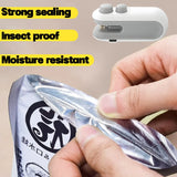 Mini Bag Sealer 2-in-1  Rechargeable Heat Sealer with Cutter & Magnet