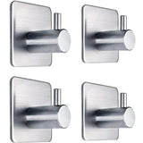 Self-Adhesive Heavy-Duty Towel Rack – 304 Stainless Steel No-Drill Waterproof Hook