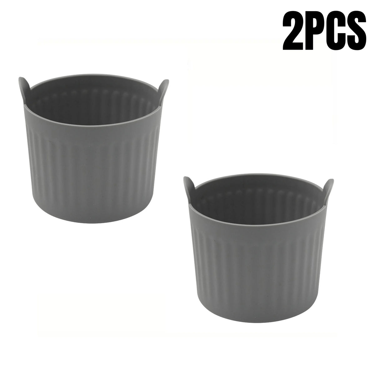 Silicone Air Fryer Baking Ramekins – Muffin & Egg Poacher Cups