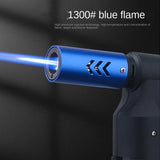 Spray Gun Torch Blue Flame Jet Lighter – Windproof Gas Lighter for Kitchen, Smoking & Jewelry