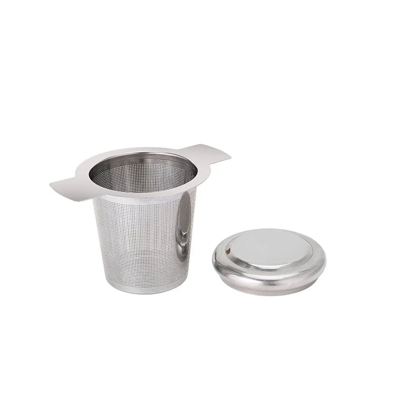 Mates 304 Stainless Steel Double-Handle Tea Infuser – Household Tea Filter