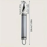 Stainless Steel Orange & Citrus Peeler – Creative Lemon Peeler with Handle