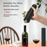 Automatic Electric Wine Bottle Opener – USB Rechargeable One-Click Corkscrew