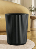 Plastic Round Trash Can – Simple Wastebasket for Bathroom, Kitchen, Bedroom & Office