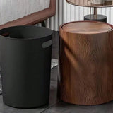Retro PP Plastic Wastebasket – High-Capacity Waterproof Trash Can for Bathroom & Kitchen