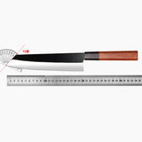 Baovim Japanese Kiritsuke Chef Knife – 8 Inch Gyuto Knife with Octagon Wooden Handle