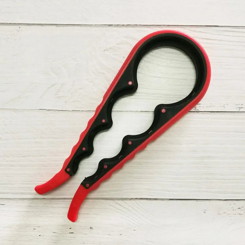 Jar Opener Easy Grip Wrench – 4-in-1 Bottle, Can & Jar Lid Twist-Off Tool