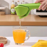 Lemon Squeezer – Manual Citrus Press for Lemon, Lime & Orange, Food-Grade Plastic Juicer