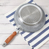 Durable Stone Frying Wok Pan Non-Stick Ceramic – Induction & Gas Compatible Cookware