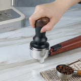 51 / 53 / 58mm Espresso Coffee Tamper – Walnut Adjustable Height Constant Force Barista Tool
