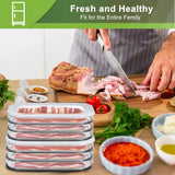 2L Refrigerated Fresh-Keeping Food Storage Box with Lid – 3-Layer Sealed Deli Meat Container