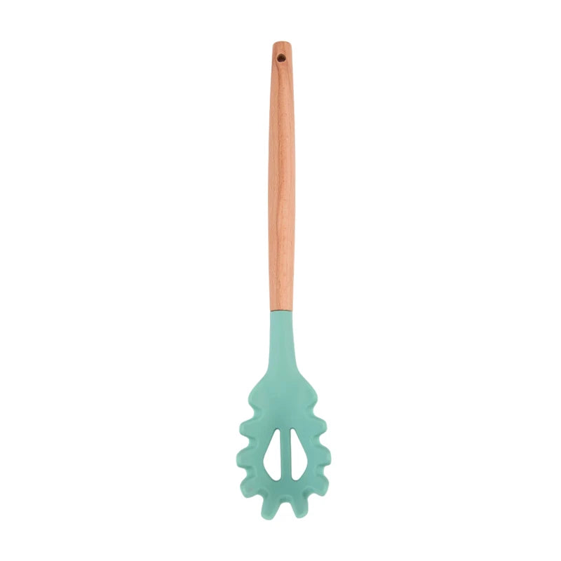 Silicone Noodle Scoop & Pasta Server – Spaghetti Grab Spoon Strainer