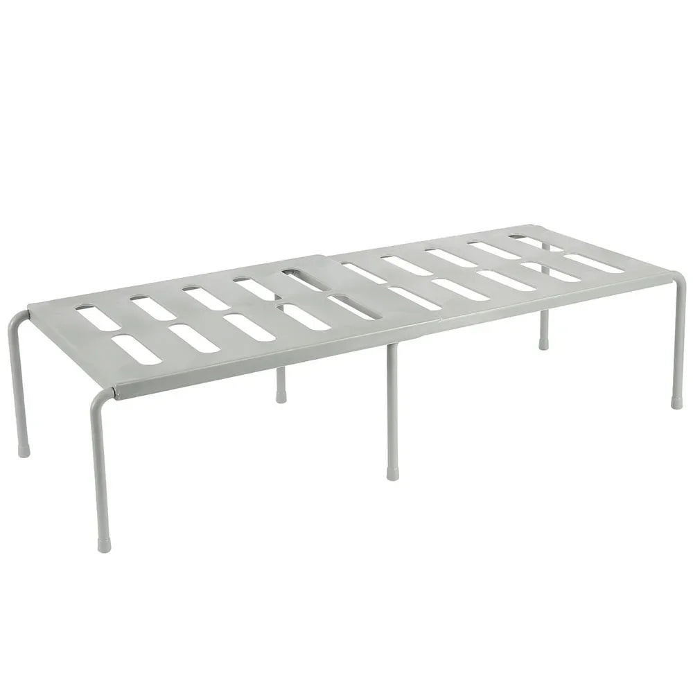 Retractable Kitchen Shelf – Expandable Stackable Sliding Cabinet Organizer Rack