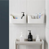 Kitchen Wall-Mounted Adhesive Storage Rack – Multifunctional Cabinet & Under-Sink Organizer