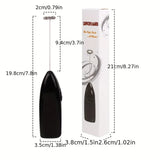 Handheld Electric Egg Beater – Mini Battery-Powered Milk Frother & Coffee Mixer