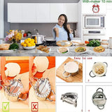 Stainless Steel Dumpling Maker Press – Ravioli, Pie & Pastry Wrapper Mold