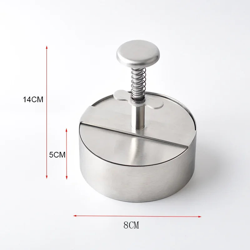 2025 Hamburger Press – 304 Stainless Steel Non-Stick Burger Patty Maker