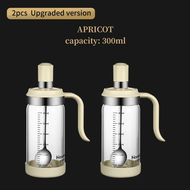 Glass Spice Jar Organizer – Sugar Bowl & Salt Shaker with Spoon