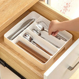 4/5 Compartment Cutlery Organizer – Kitchen Drawer Divider Tray for Spoon & Fork