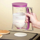 900ml Batter Dispenser – Pancake, Cookie & Cake Batter Squeezer with Measuring Labels