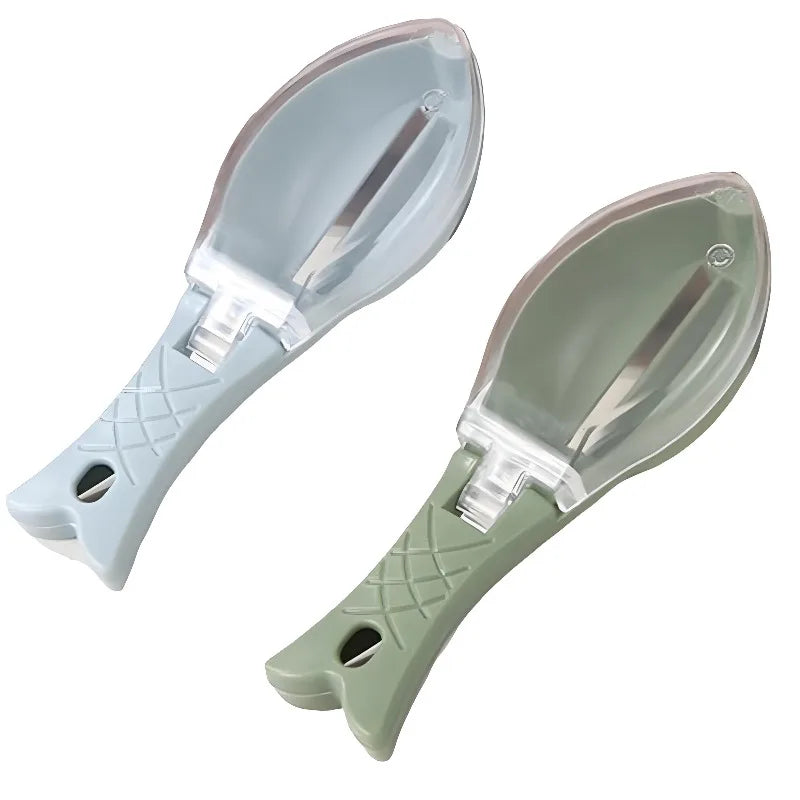 2-Piece Fish Scale Scraper Set – Safe & Fast Seafood Cleaning Tools