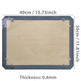 Silicone Fiber Baking Mat with Buckle – Reusable Non-Stick Oven Liner & Leakproof Tray