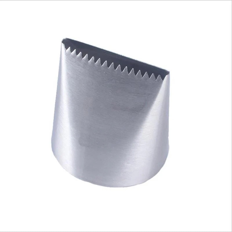 Oversized DIY Cake Decorating Nozzle – Stainless Steel Cream & Cupcake Piping Tip