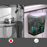7/9L Wall-Mounted Trash Can with Lid – Hanging Kitchen & Bathroom Garbage Bin
