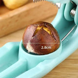 Stainless Steel Nut Sheller & Chestnut Cutter – Heavy-Duty Walnut Opener Tool