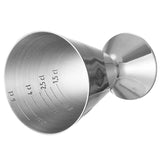 Stainless Steel Jigger with Scale Lines – Precision Bar Measuring Tool