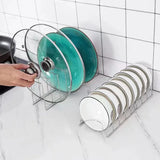 Stainless Steel Dish Draining Rack – Multipurpose Plate & Bowl Storage Holder