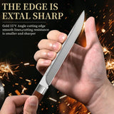 Meat Cutting Knife Set – M390 Stainless Steel, 62HRC Ultra-Sharp Blades for Meat, Fruit & Boning