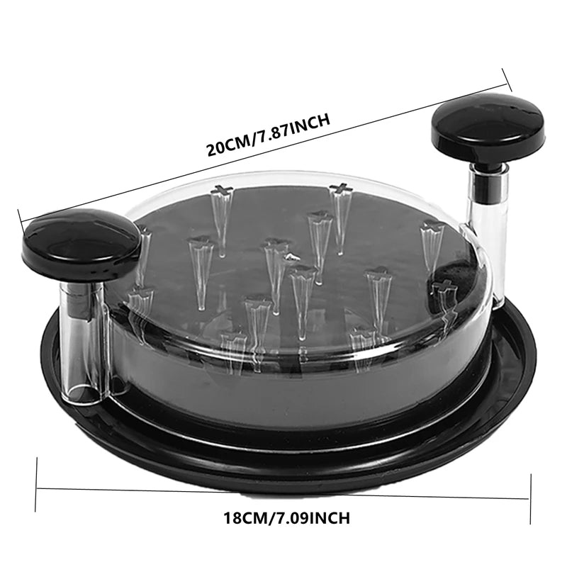 Large Chicken Breast Shredder – Rotating Meat & Vegetable Grinder Tool