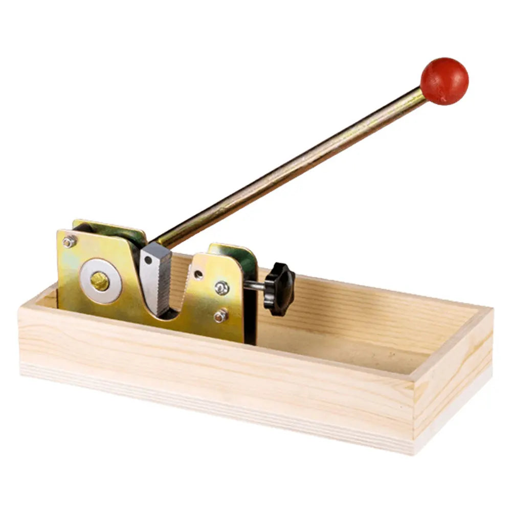 Stainless Steel Macadamia & Walnut Opener – Manual Nut Cracker Tool