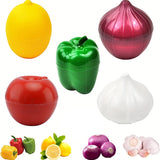 Plastic Food Storage Box – Sealed Vegetable & Fruit Organizer for Onion, Garlic, Green Pepper